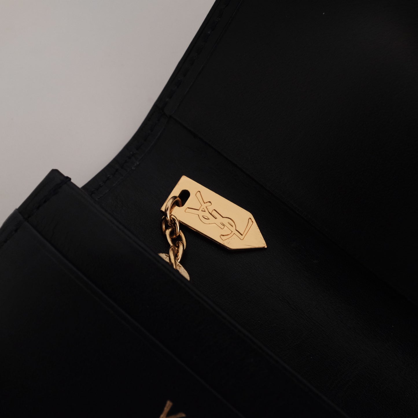 Vintage YSL Cardholder (Navy)