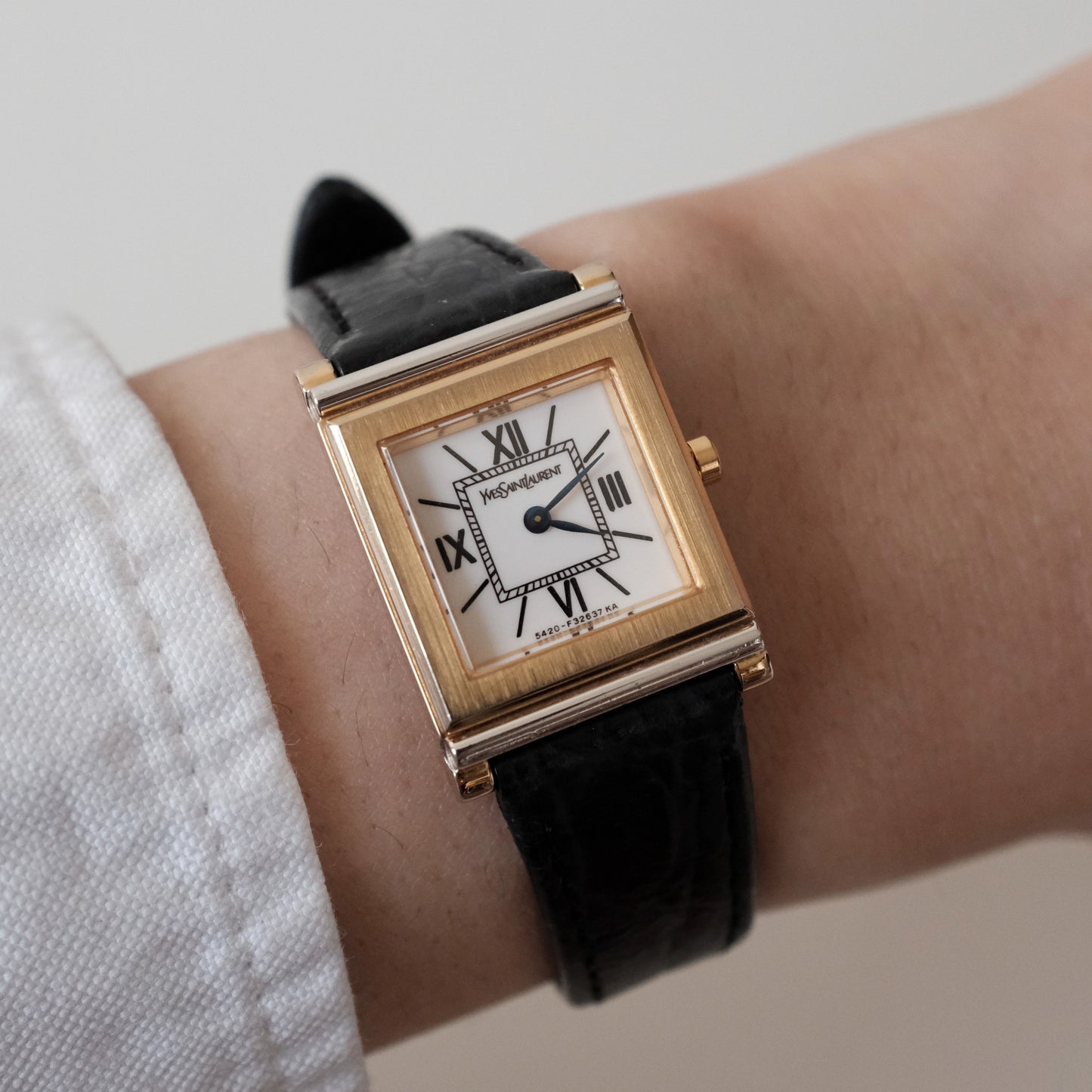 Vintage YSL Two Tone Watch