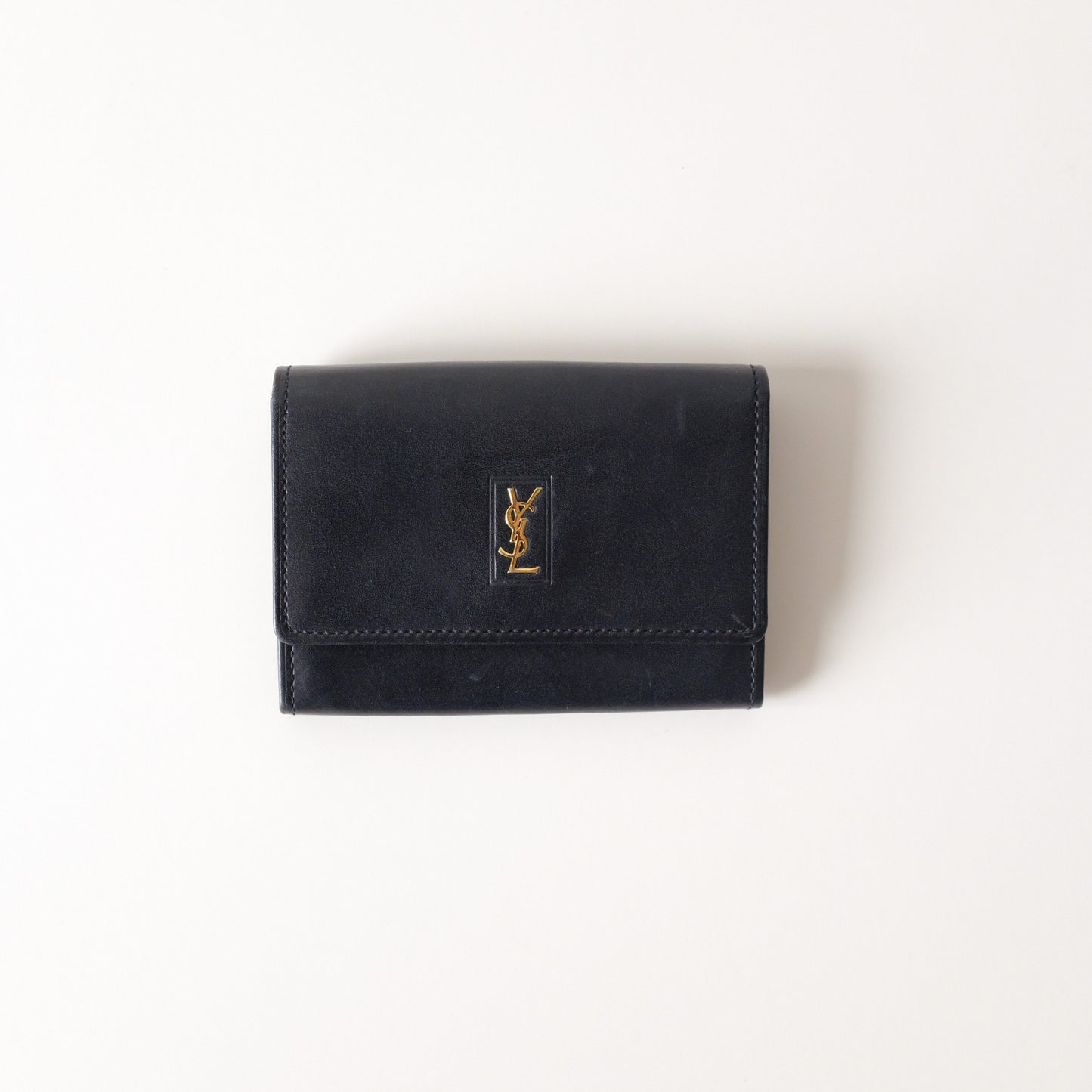 Vintage YSL Cardholder (Navy)