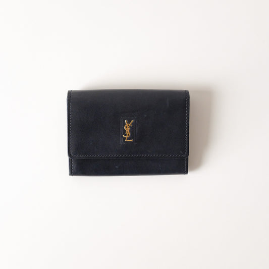 Vintage YSL Cardholder (Navy)