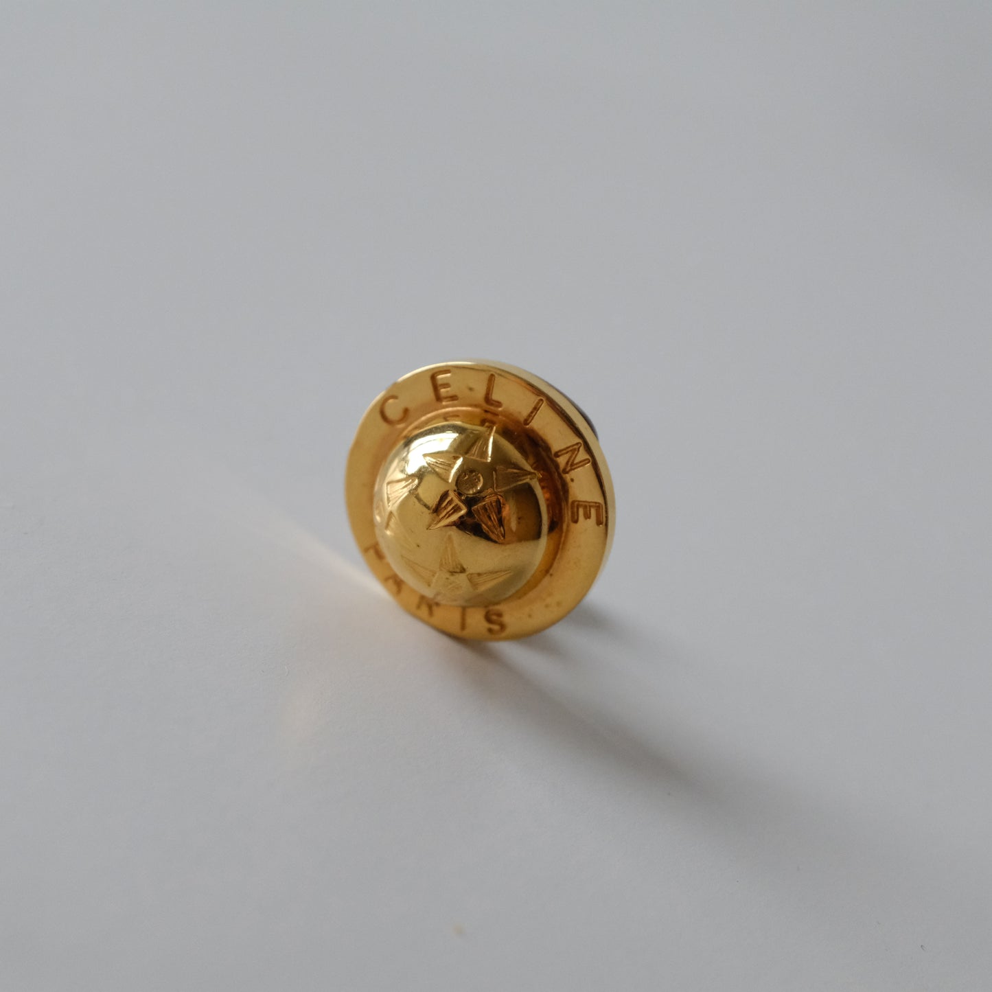 Vintage Celine Globe Celestial Stars Clip Earrings