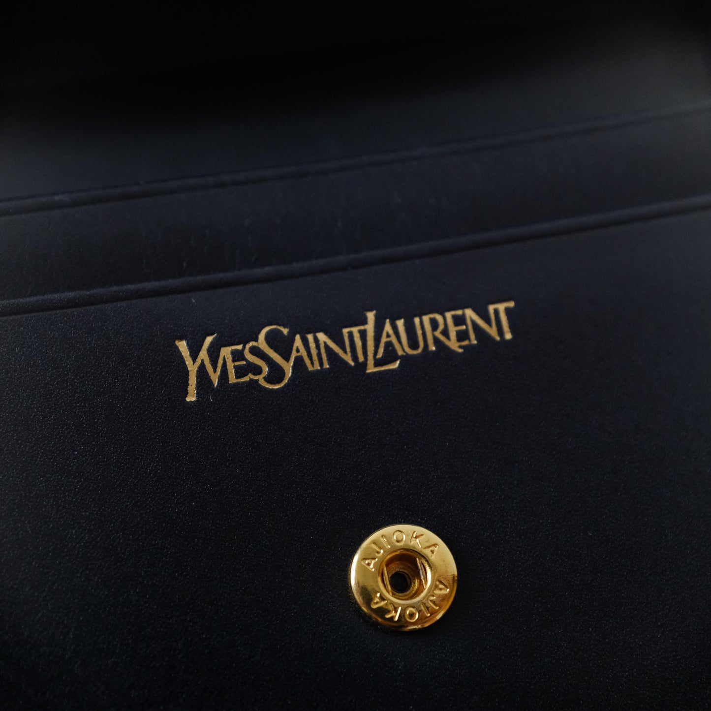 Vintage YSL Cardholder (Navy)