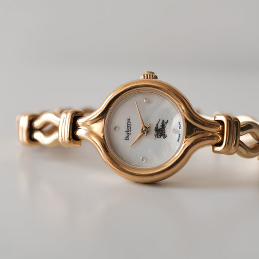 Vintage Burberry Dress Watch - Pearl Dial