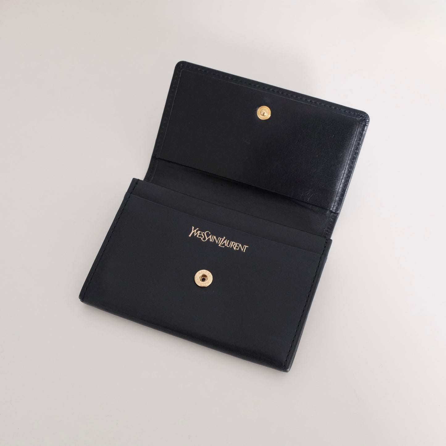 Vintage YSL Cardholder (Navy)