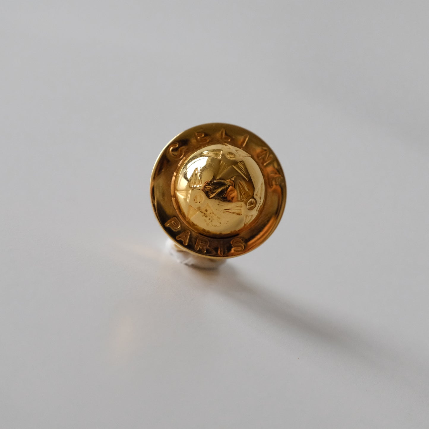 Vintage Celine Globe Celestial Stars Clip Earrings