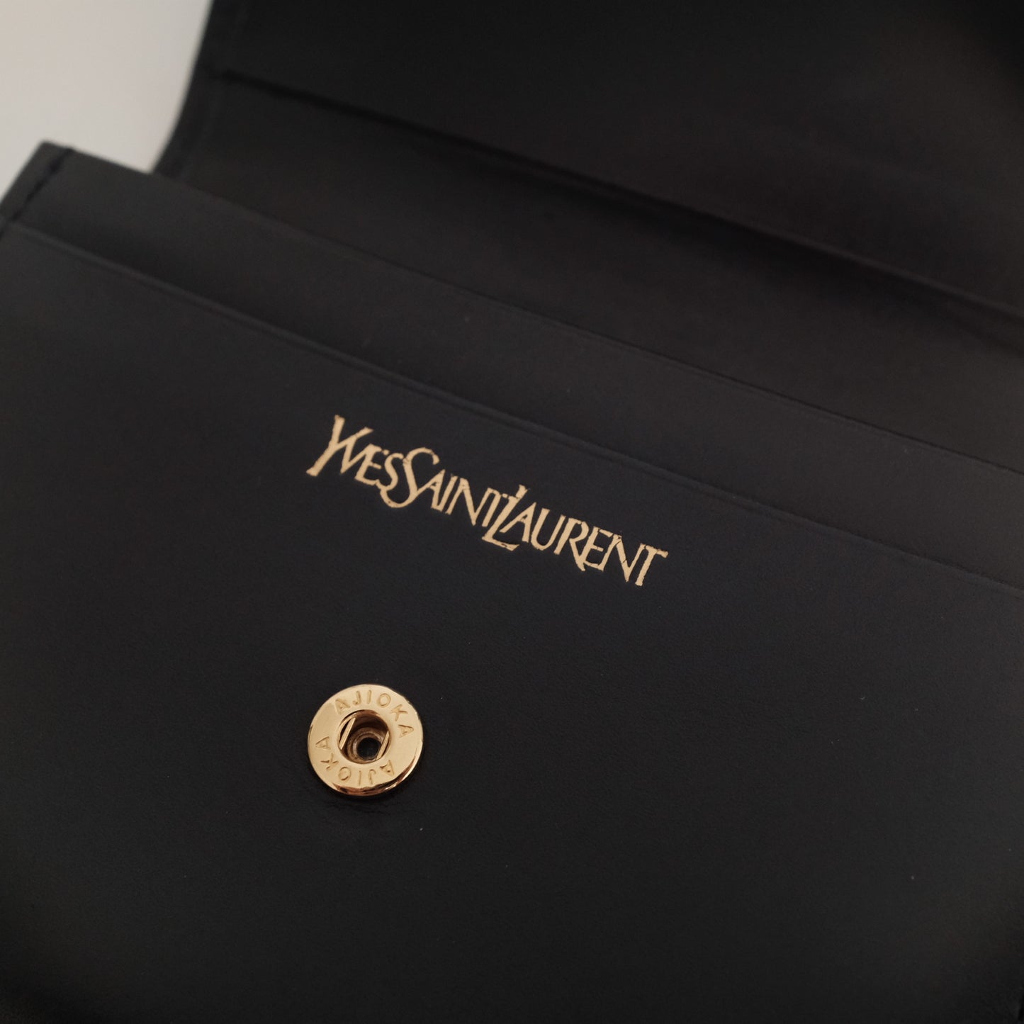 Vintage YSL Cardholder (Navy)