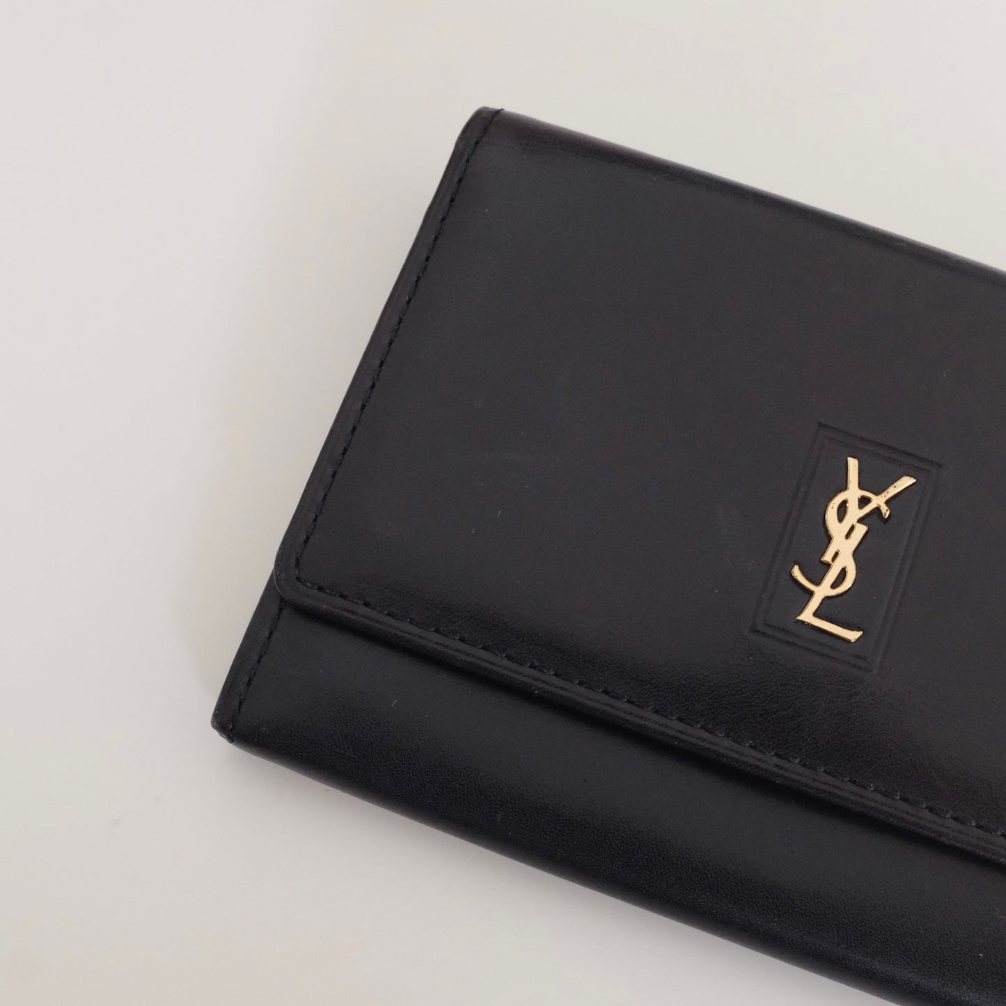 Vintage YSL Cardholder (Navy)