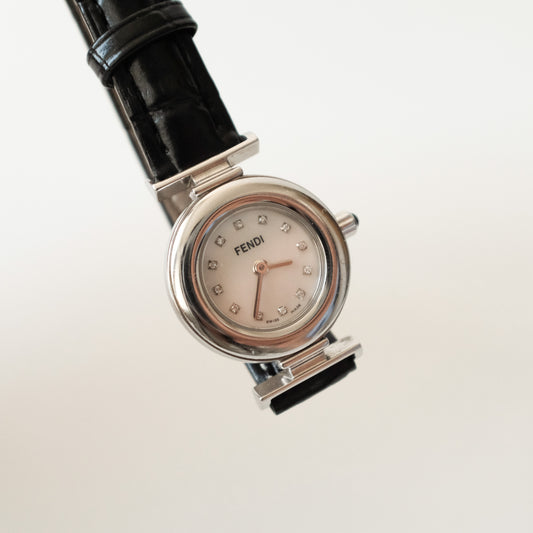 Vintage Fendi Mother of Pearl Dial Wristwatch